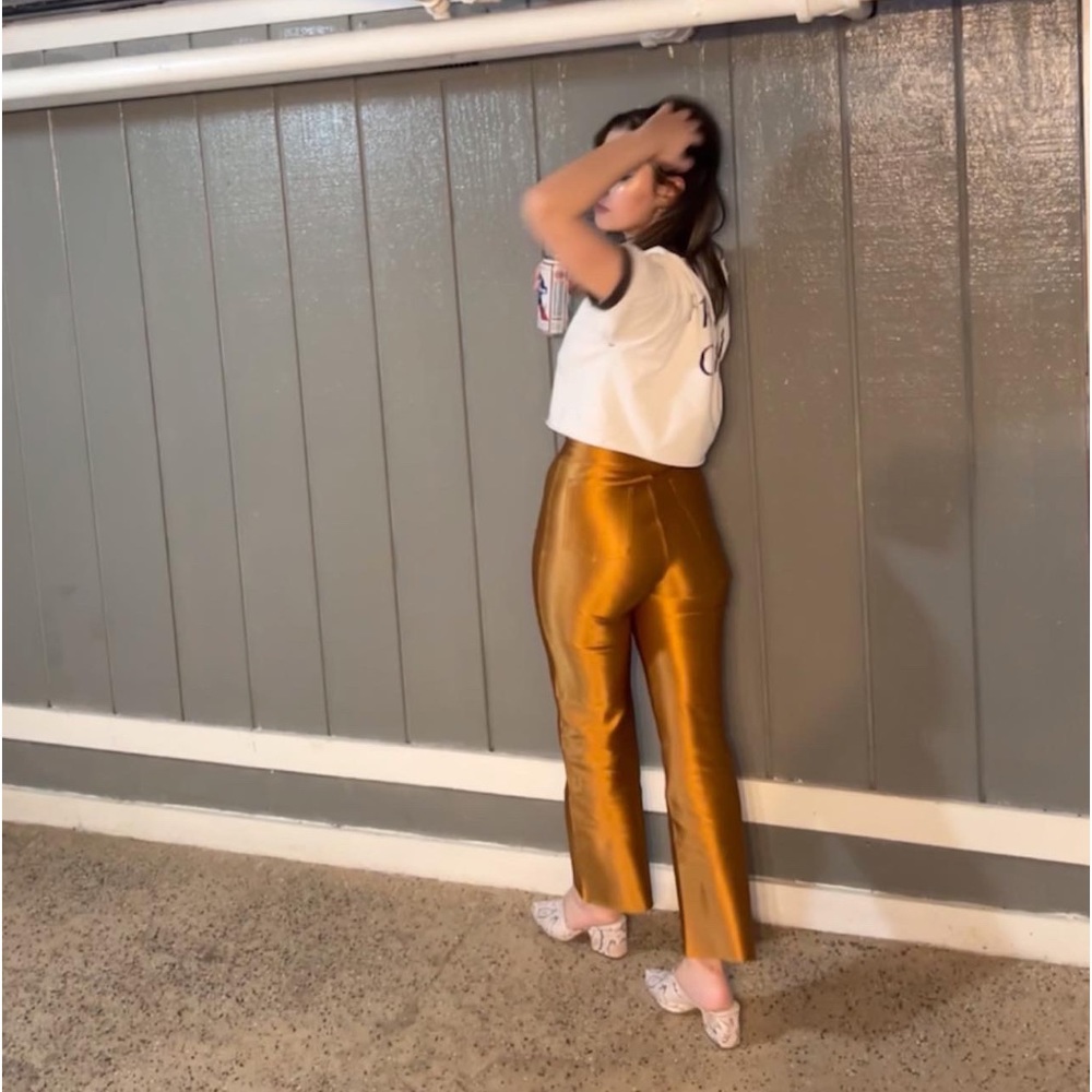 Copper Disco Pants